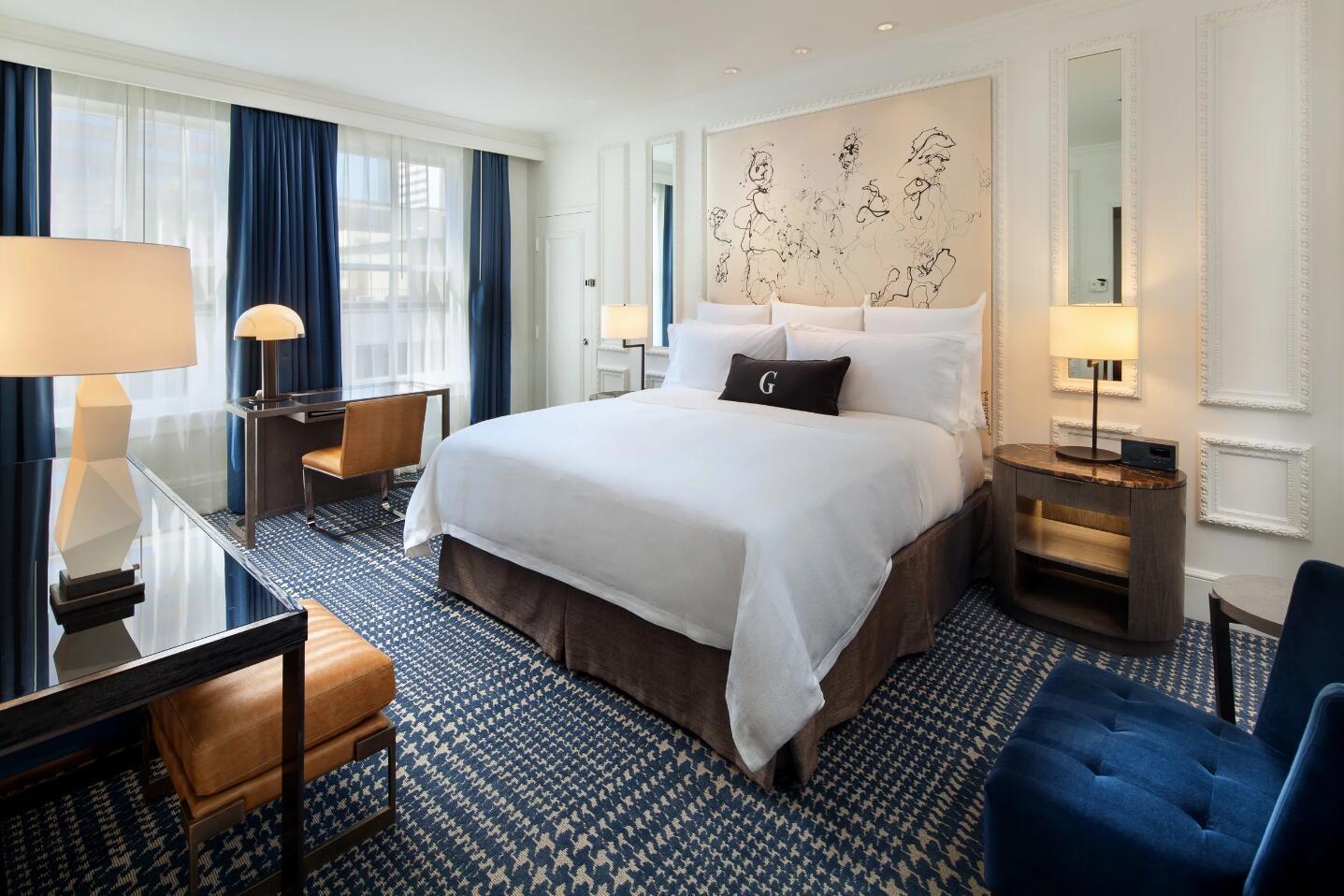 2019 American Modern Style Hotel Furniture Factory YSK Furniture hot-sale luxury hotel furniture suite for furnishings-1