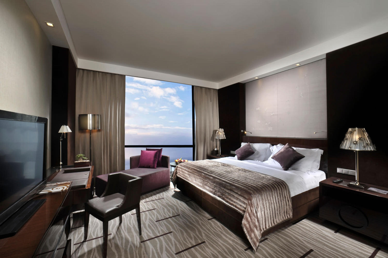 bed modern, bed room, bed room corner tanle YSK Furniture customized hotel dining furniture wholesale hotels room-1