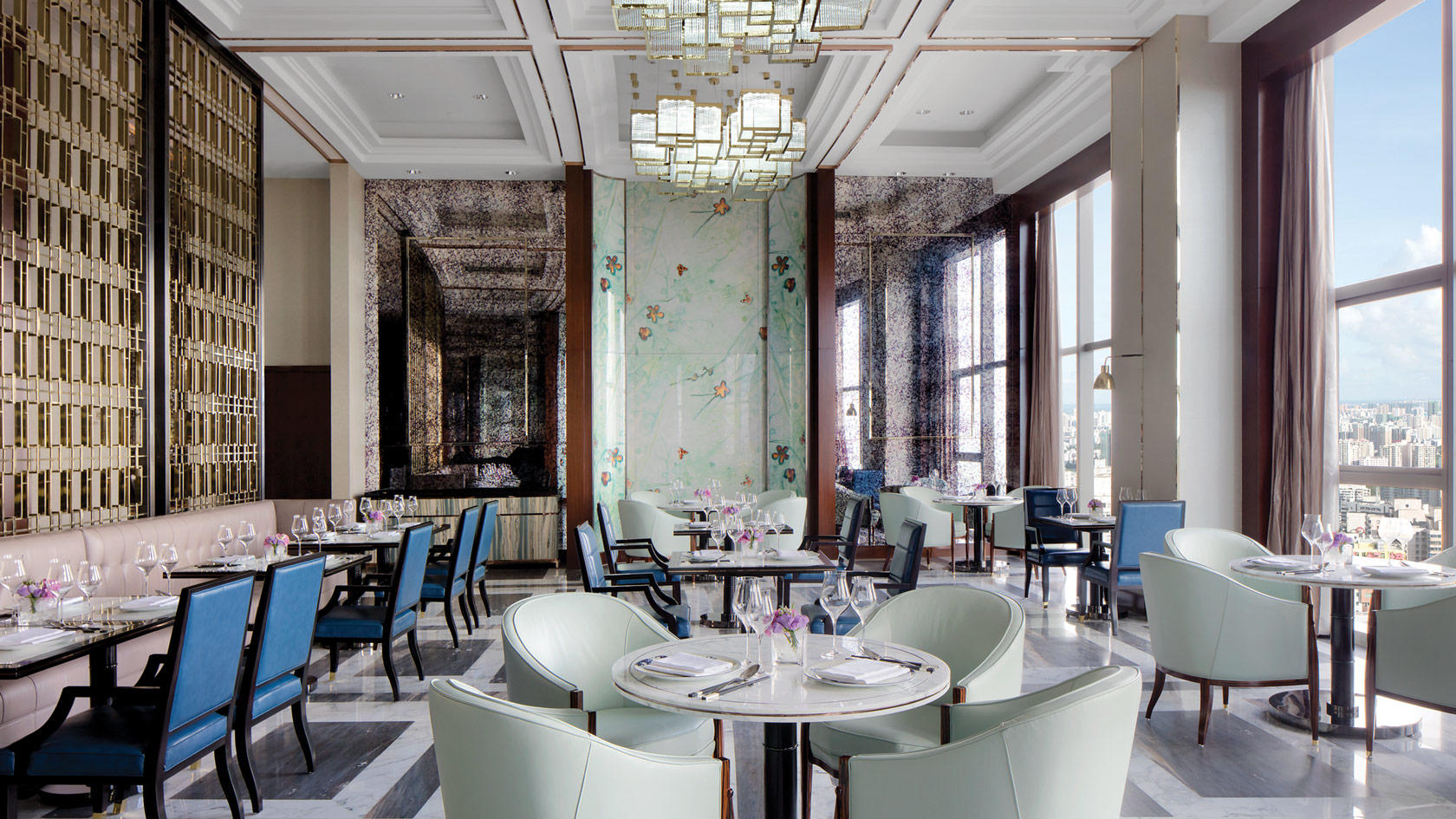 YSK Furniture contemporary restaurant furniture design stylish made five star hotel-1