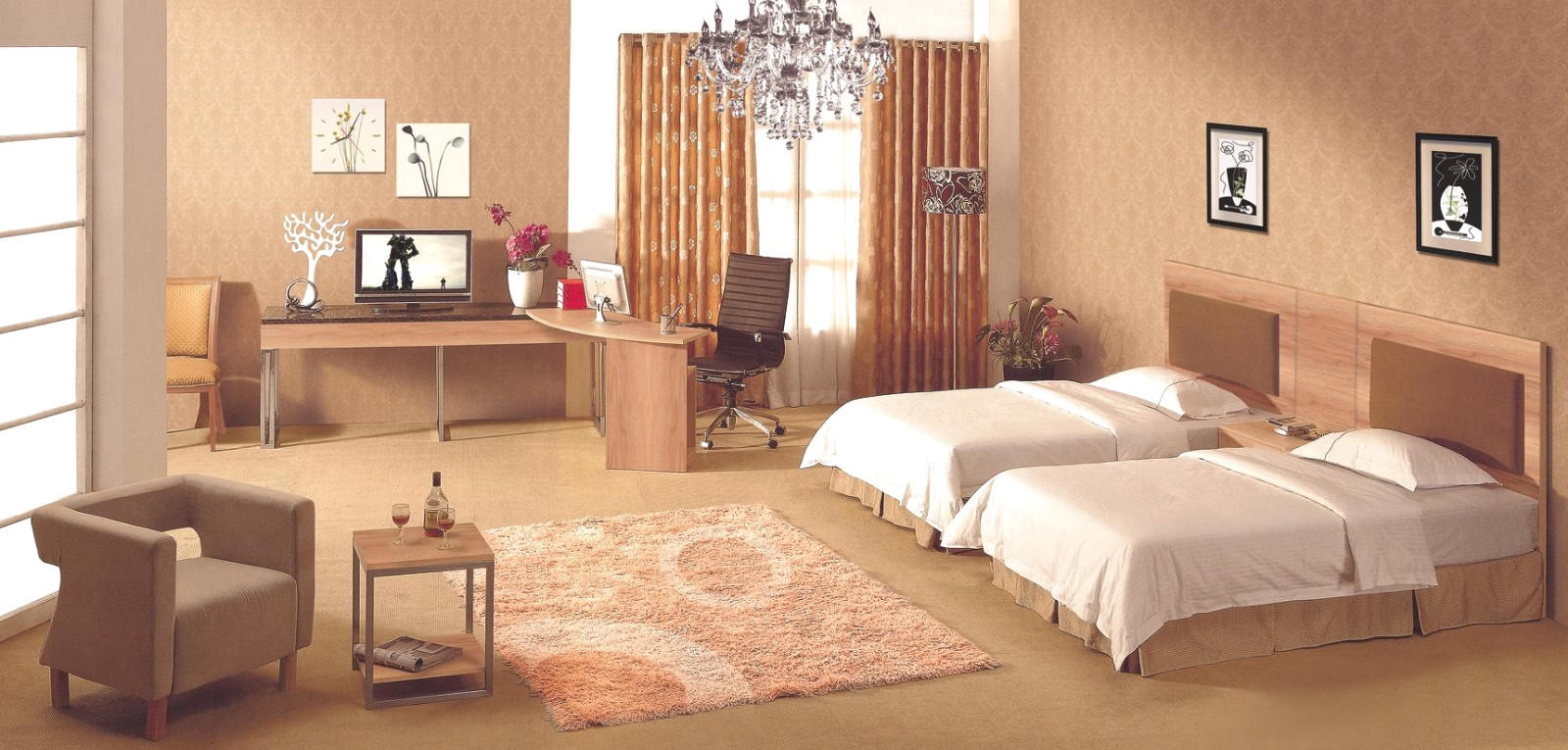 YSK Furniture hotel hotel furniture manufacturers end hotels solutions-1